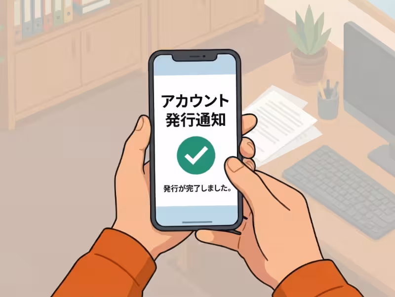 ご契約・アカウント発行のイメージ