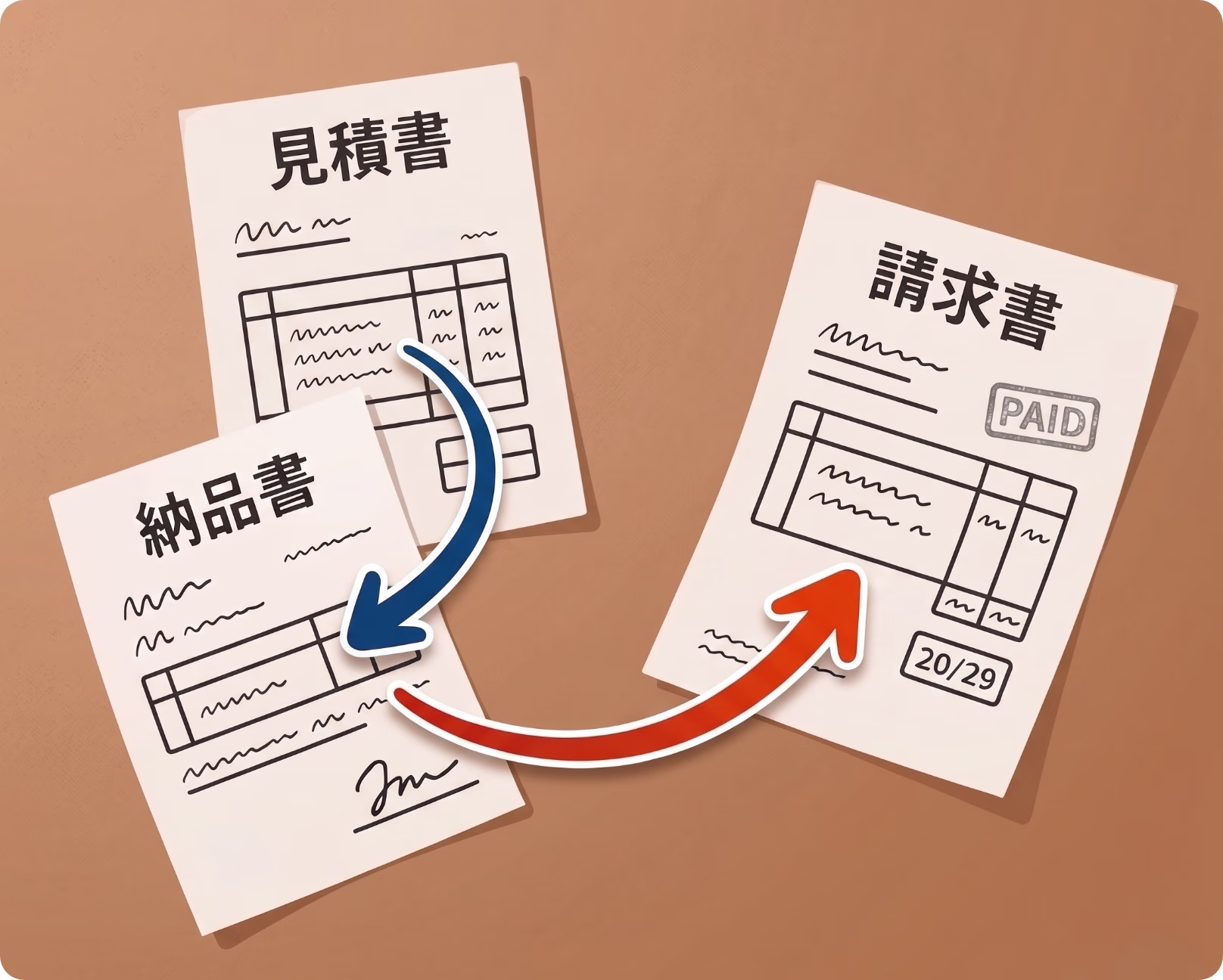 証憑をアプリ内で一元管理